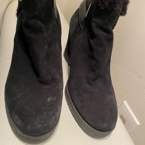 Aquatalia Winter Wedge Booties 40 - Picture 3 of 7
